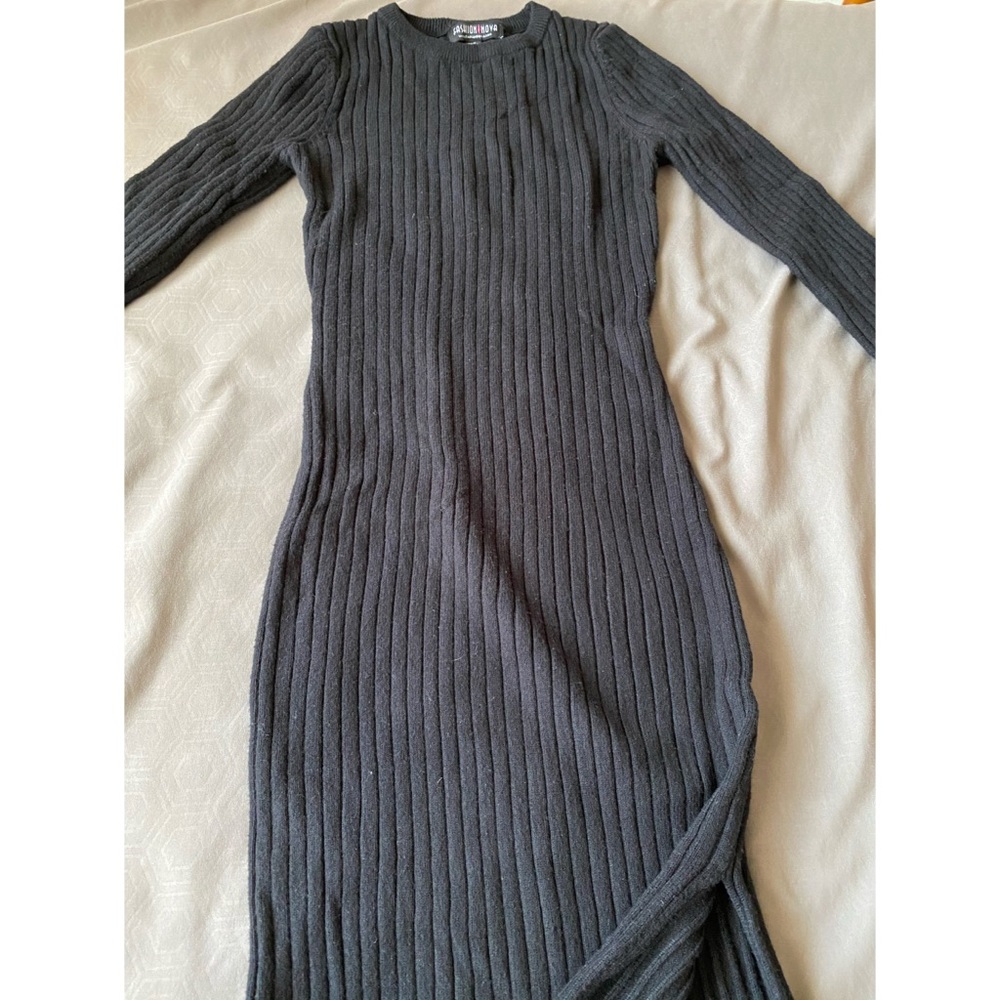 Fashion nova ribbed maxi dress